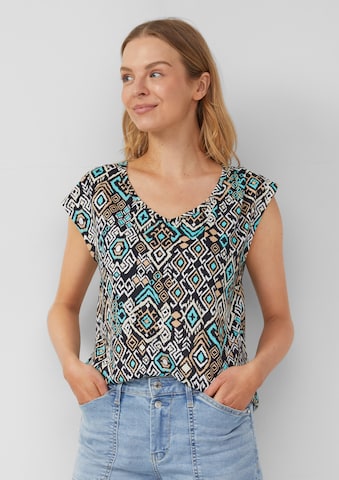 s.Oliver T-Shirt in Schwarz: Vorderseite