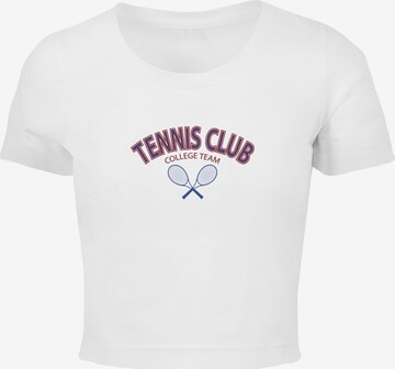 Merchcode Shirt 'College Club' in White: front