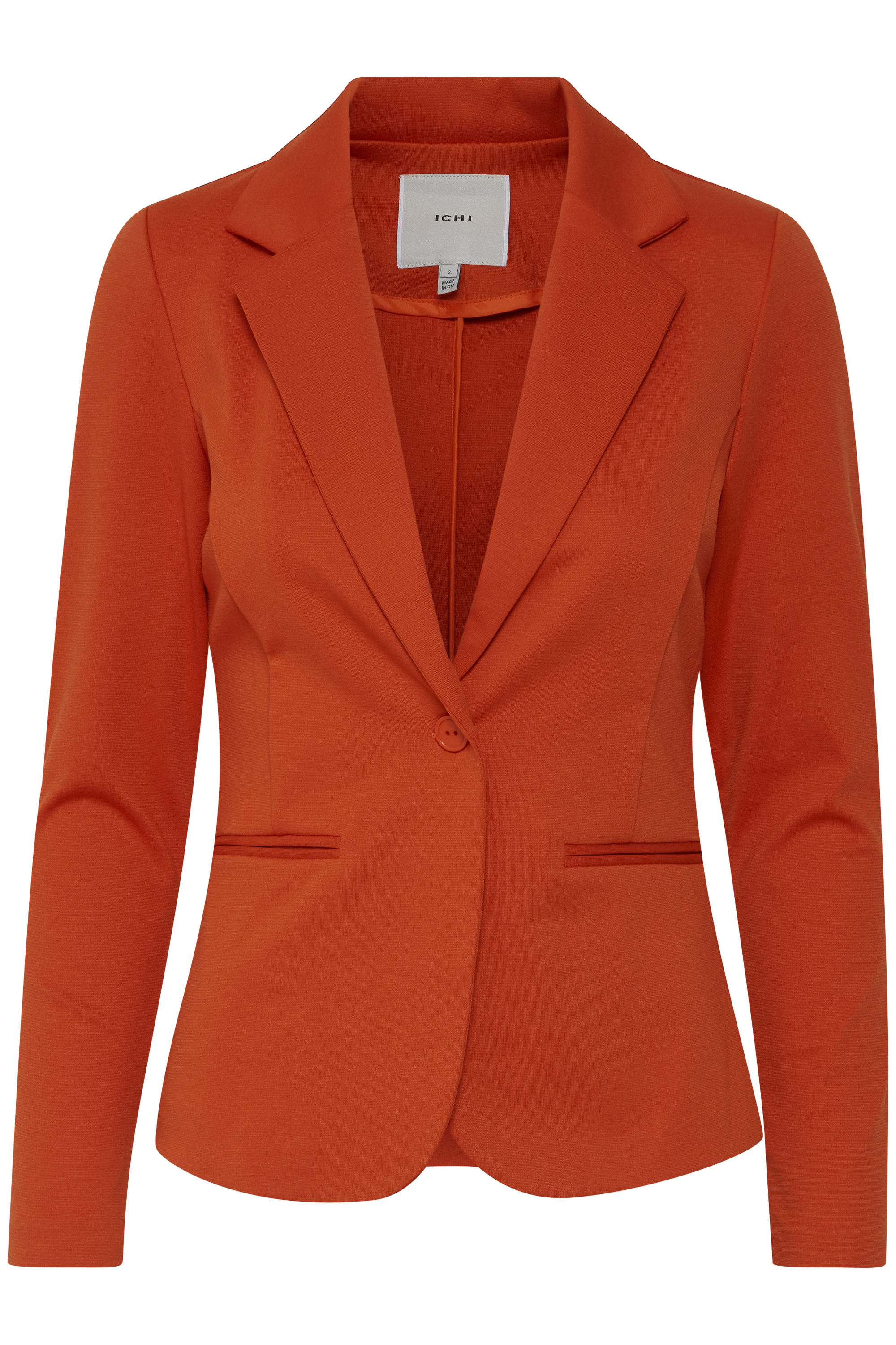 Abbigliamento Donna ICHI Blazer Kate in Arancione Scuro 