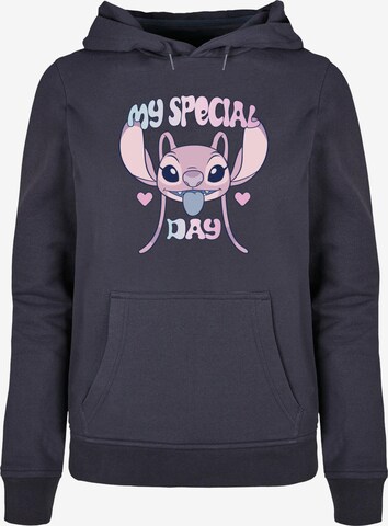 ABSOLUTE CULT Sweatshirt 'Lilo and Stitch - Special Day' in Blauw: voorkant