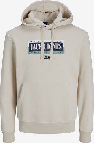 JACK & JONES Mikina 'Cobin' - Béžová: predná strana