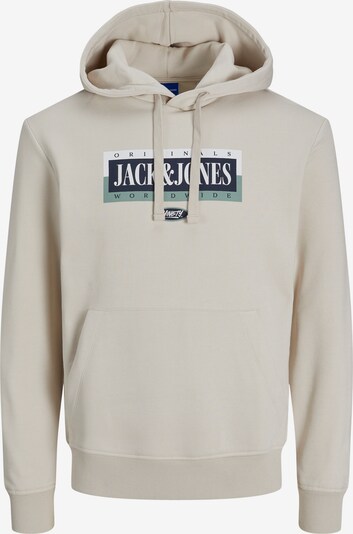 JACK & JONES Μπλούζα φούτερ 'Cobin' σε μπεζ / πετρόλ / μαύρο / λευκό, Άποψη προϊόντος