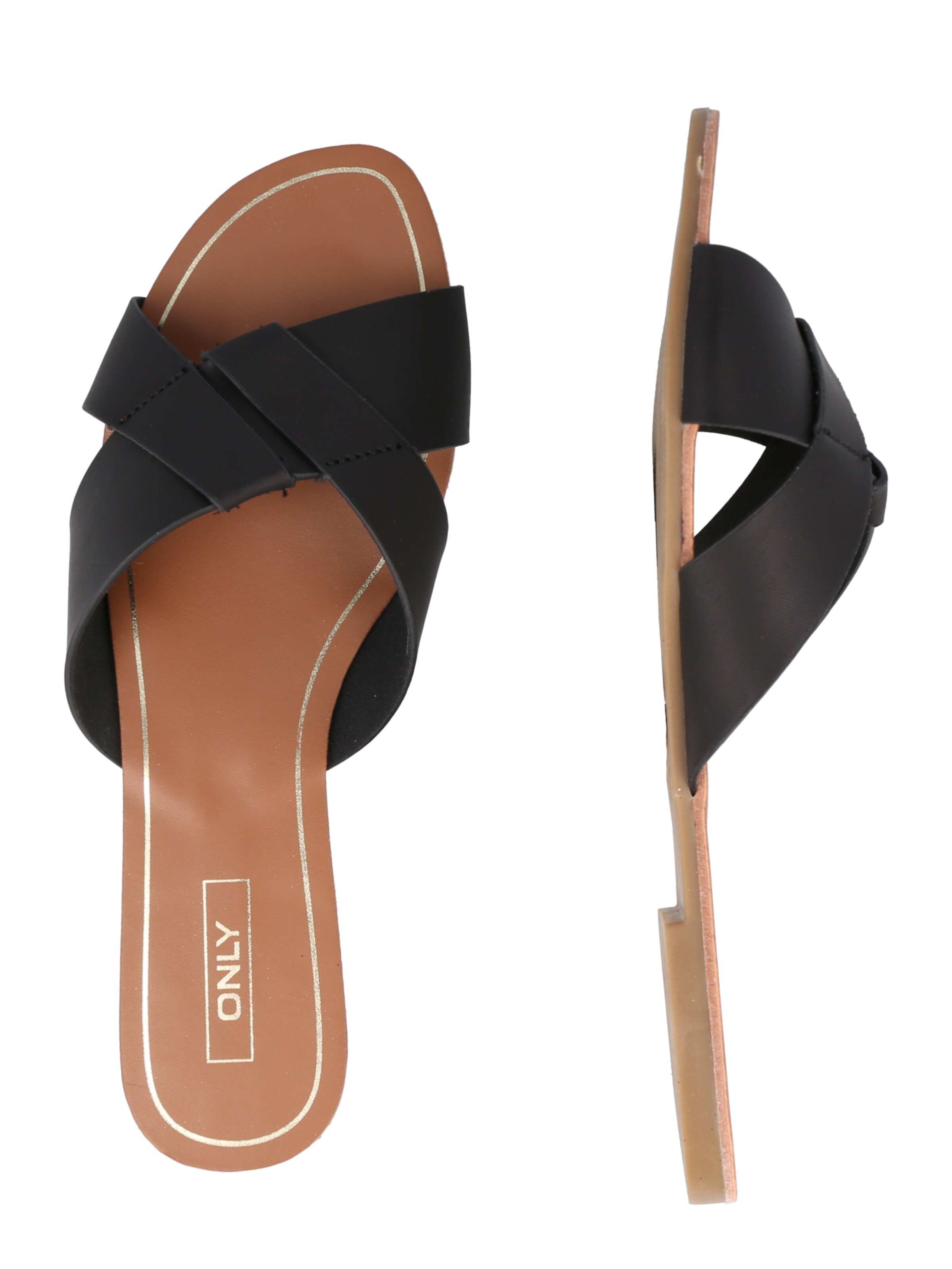 Frauen Pantoletten ONLY Pantolette 'FELI' in Schwarz - EG57679 Frauen Pantoletten ONLY Pantolette 'FELI' in Schwarz - EG57679