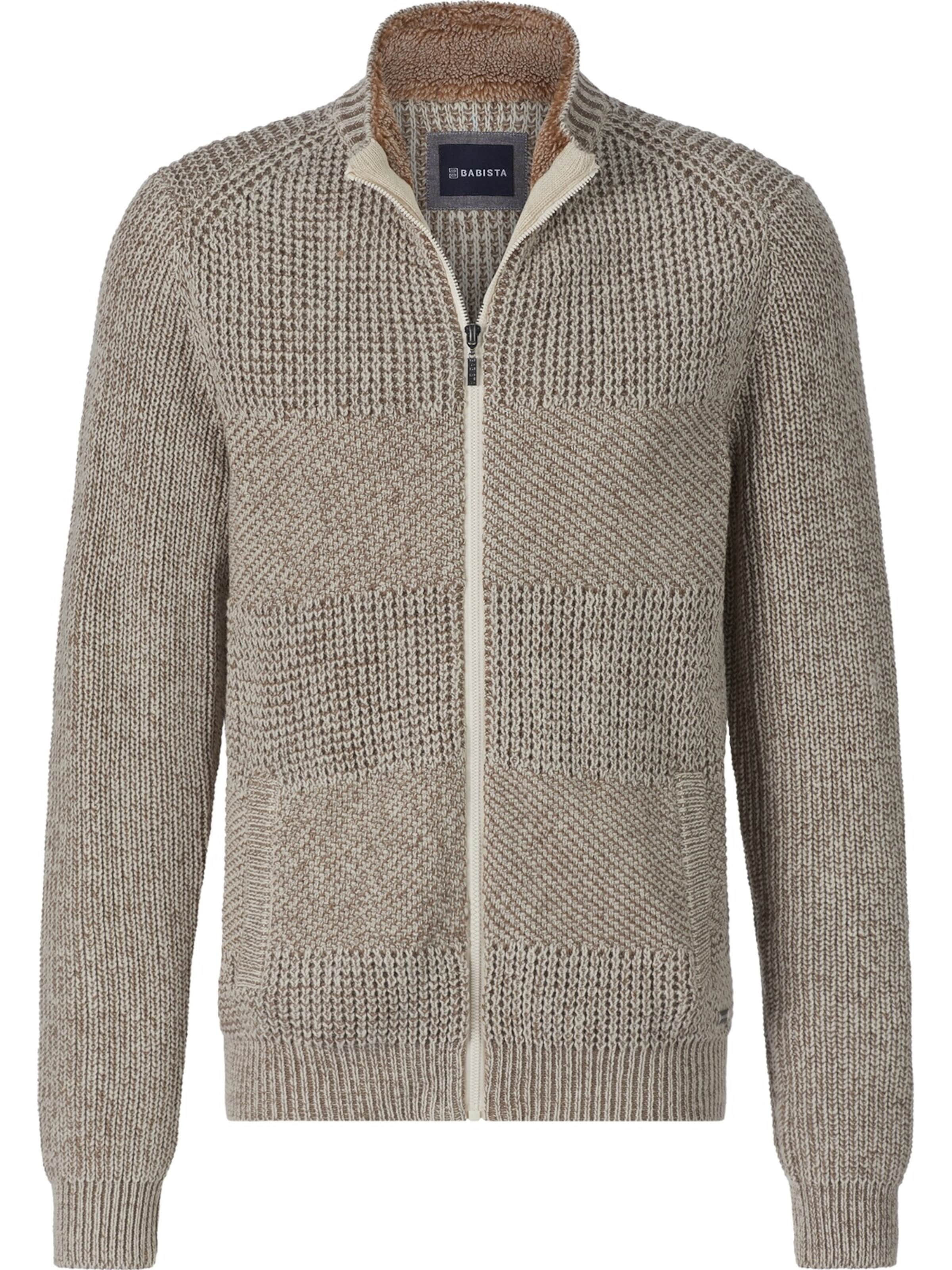 BABISTA Knit Cardigan 'Giortalli' in Beige: front