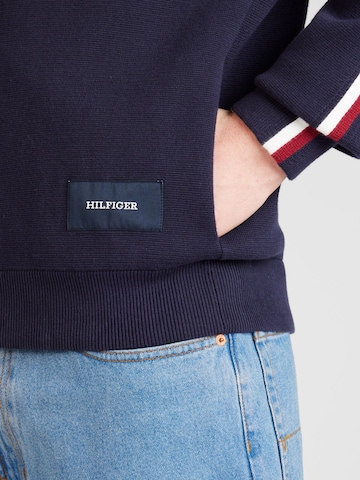 TOMMY HILFIGER - Casaco de malha em azul