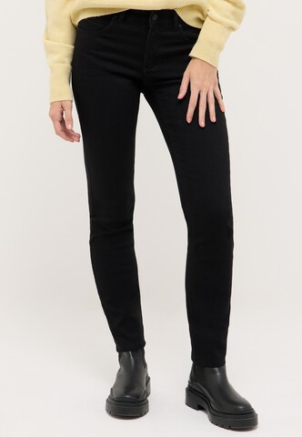 Angels Slimfit Jeans 'Cici' in Schwarz: Vorderseite