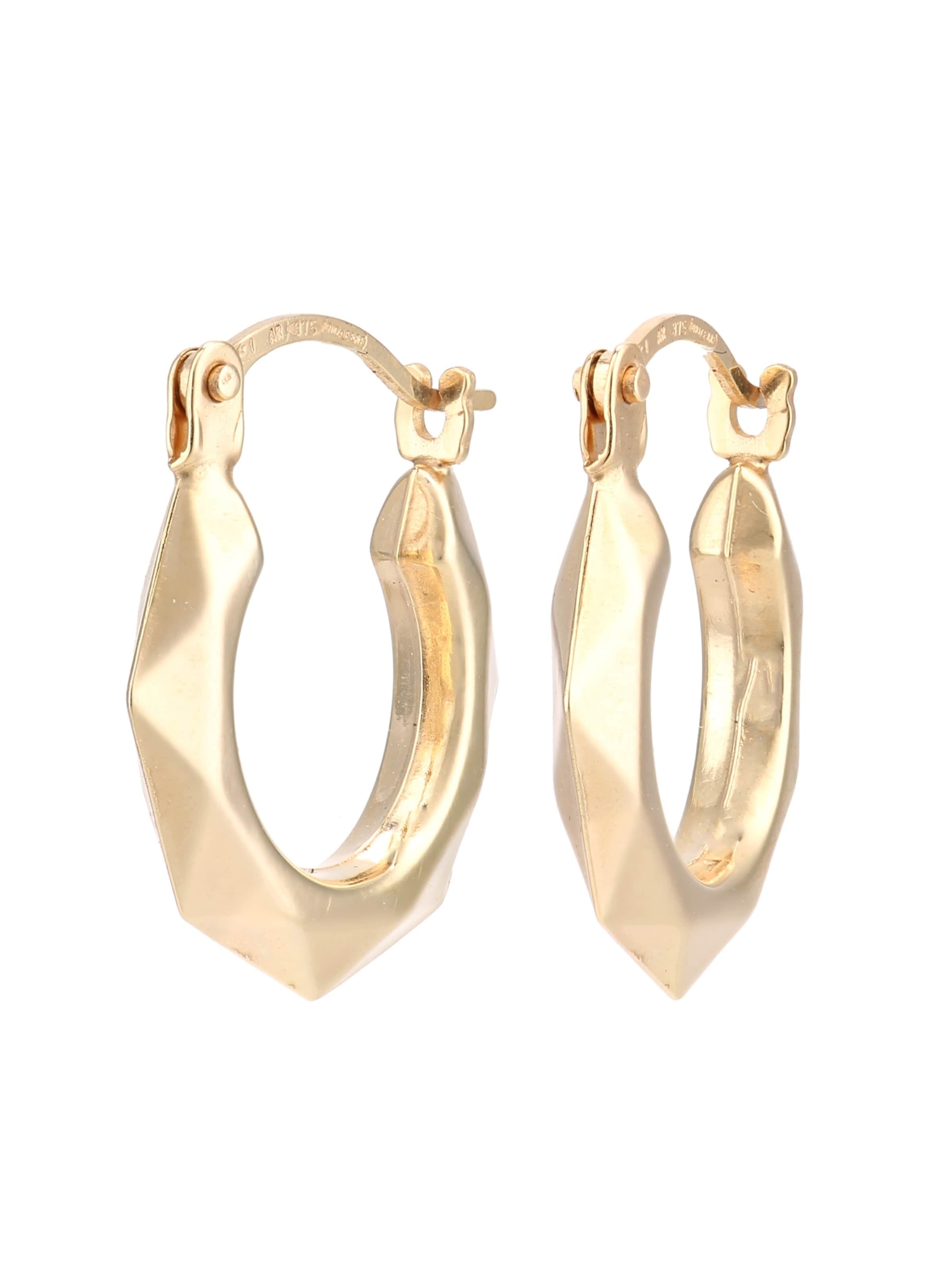 Vanlere Earrings in Gold: front