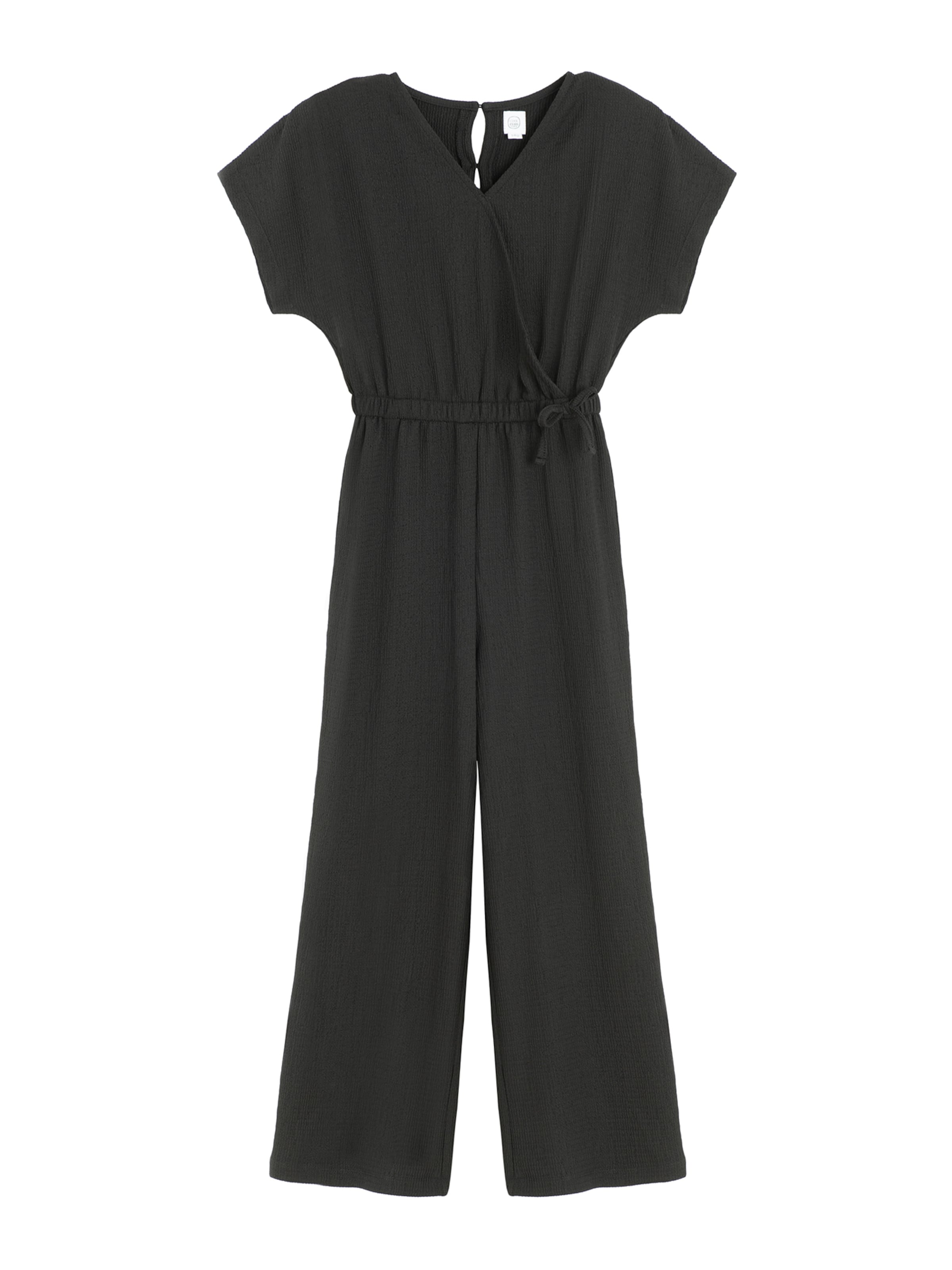 Cool Club Overall in Schwarz: Vorderseite