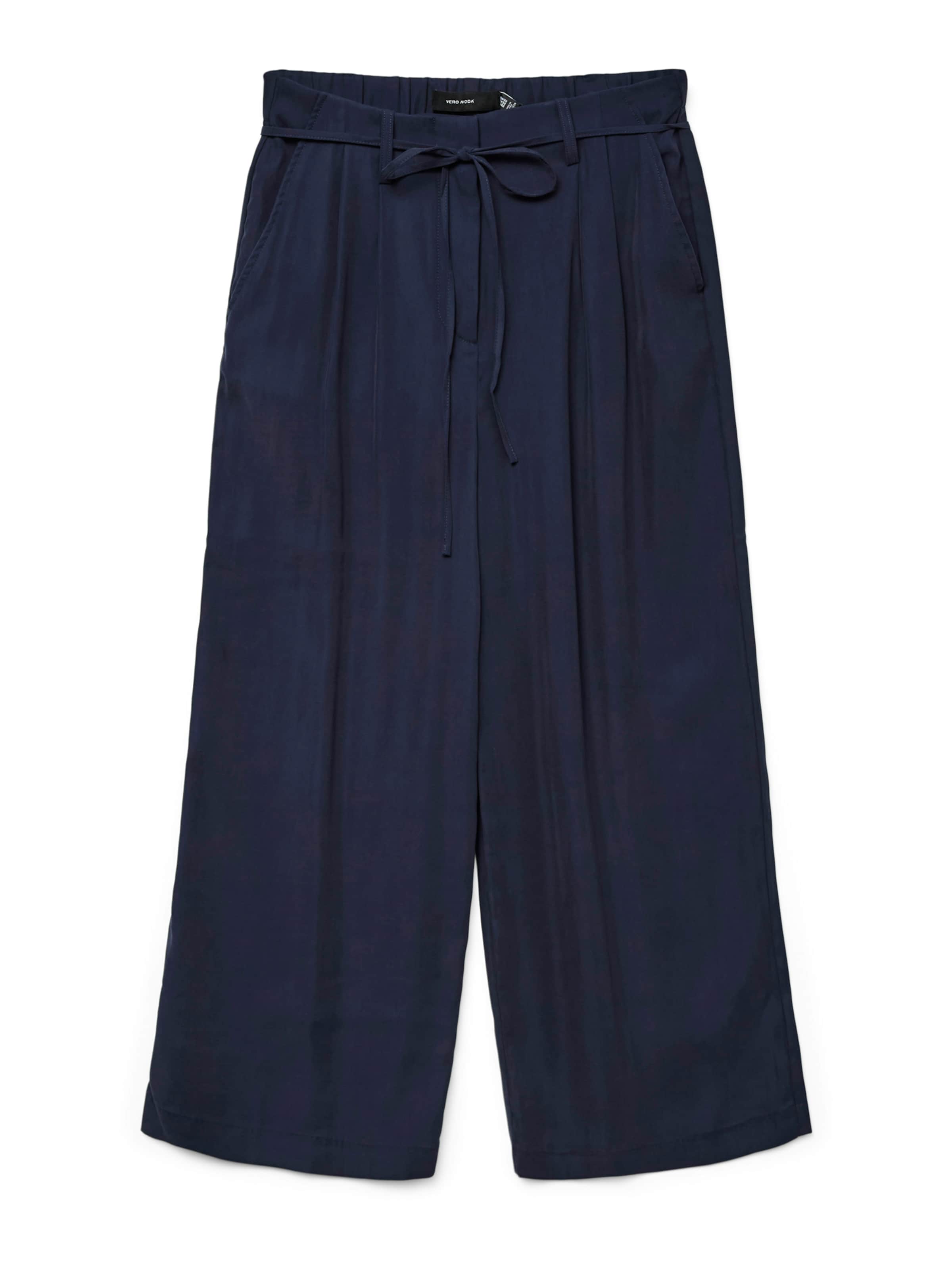 Wide leg Pantaloni con pieghe &#x27;VMTANYA&#x27; di VERO MODA in blu: frontale