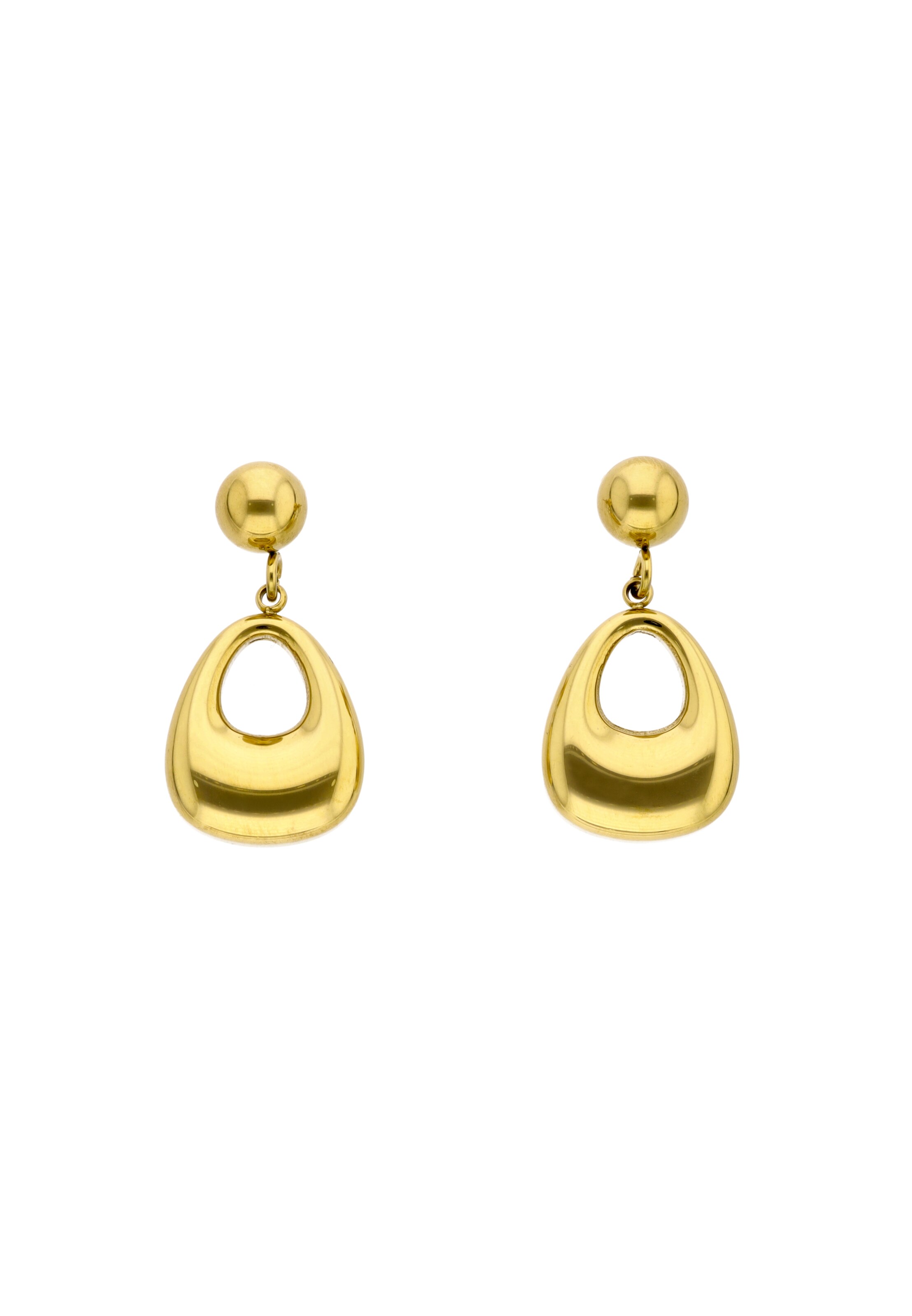 myMo at night - Pendientes en oro: frente