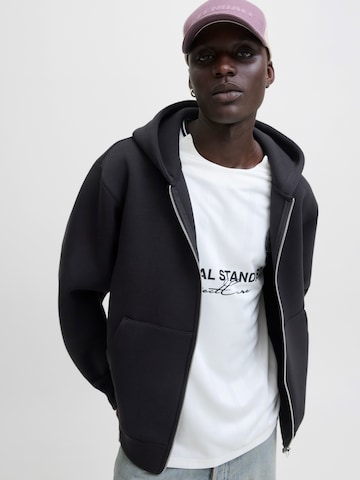 Giacca di felpa 'JWHCOVER' di JACK & JONES in nero