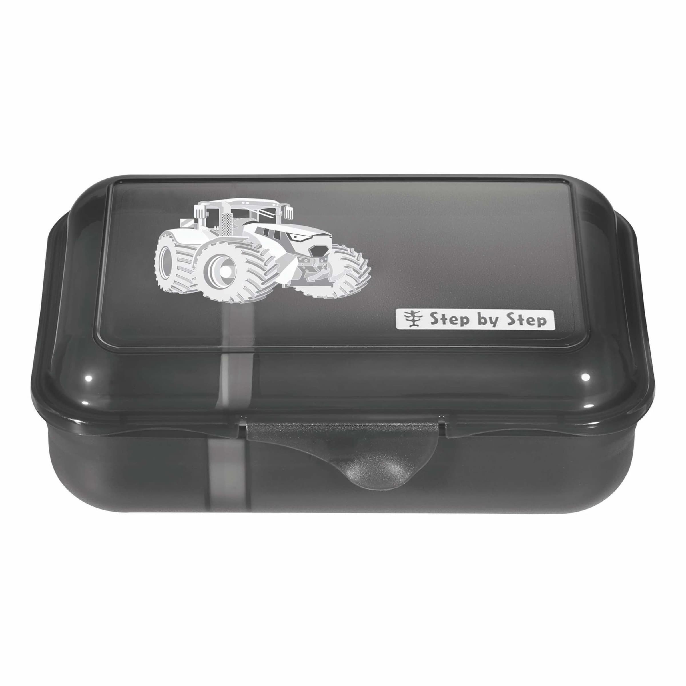 Contenitore di STEP BY STEP in nero: frontale