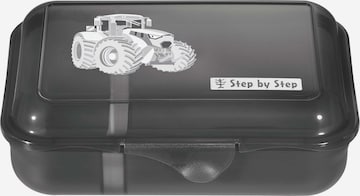 STEP BY STEP Brotdose in Schwarz: Vorderseite