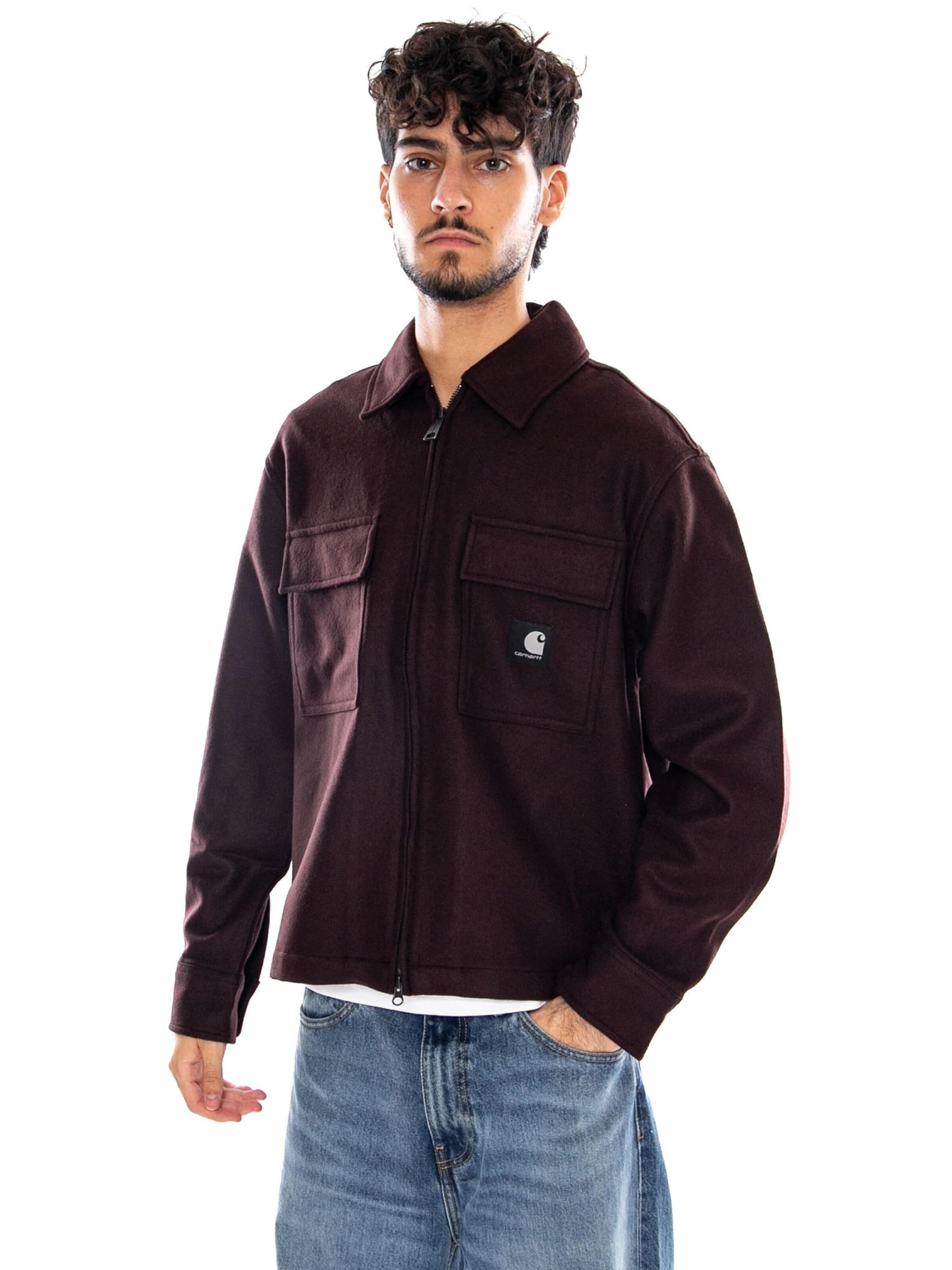 Comfort fit Camicia 'ATOKA SHIRT JAC PALISANDER' di Carhartt WIP in marrone