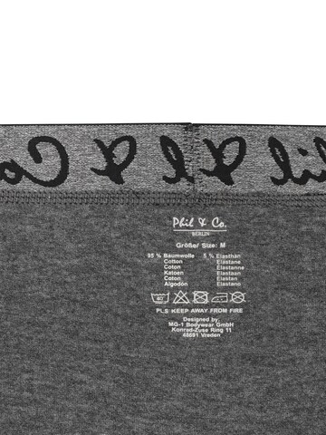 Phil & Co. Berlin Boxer shorts ' All Styles ' in Grey