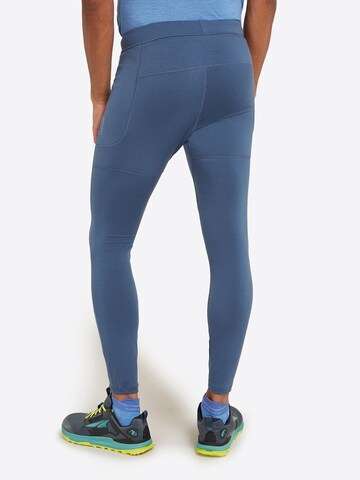 ICEBREAKER Skinny Workout Pants 'Mer Speed' in Blue