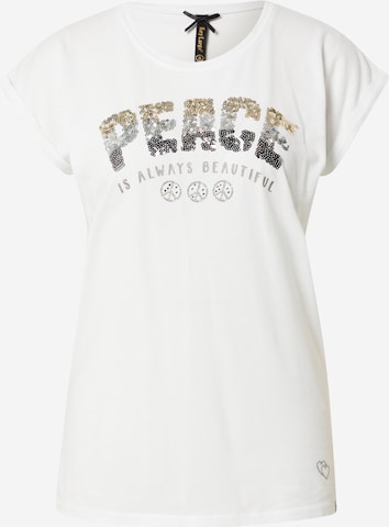 Key Largo - Camiseta 'HARMONY' en blanco: frente
