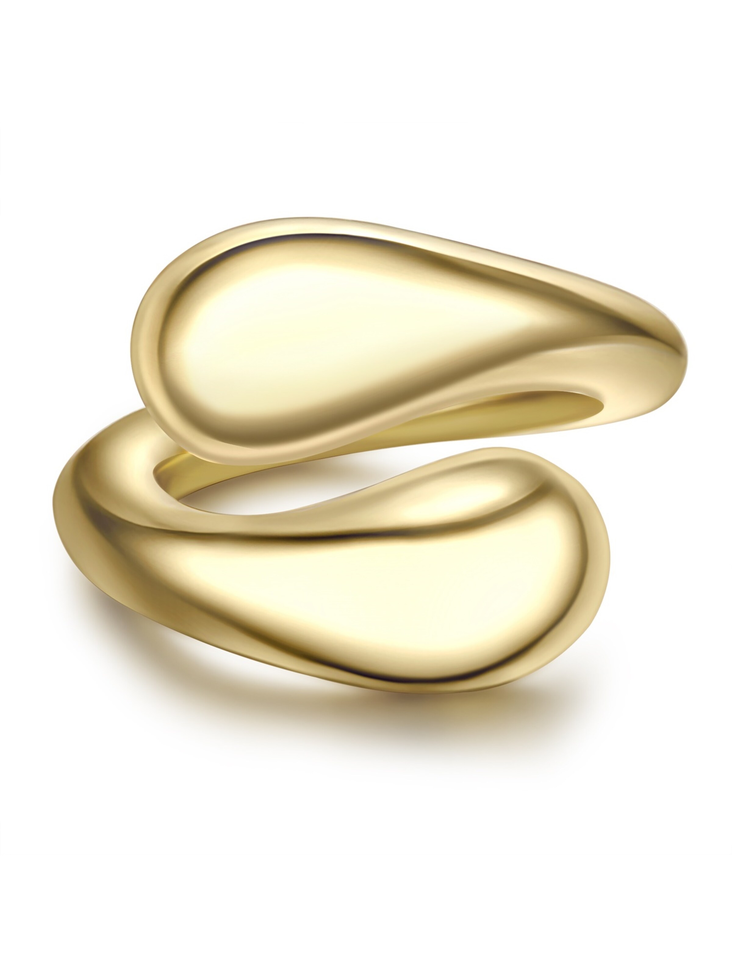 Yokoamii Ring in Goud: voorkant