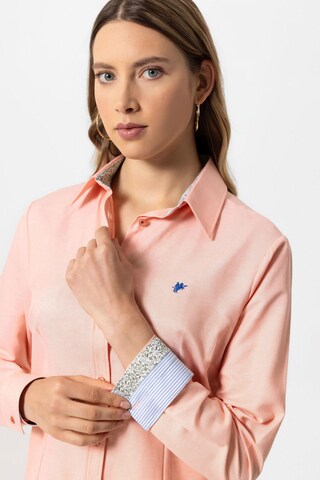 DENIM CULTURE Bluse ' NIHAN ' i orange