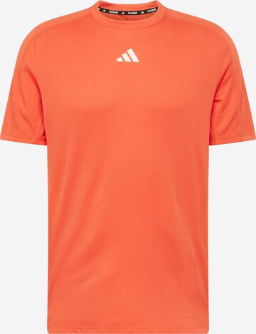 ADIDAS PERFORMANCE - Camiseta funcional 'Workout' en rojo: frente