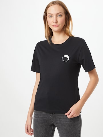 Hafendieb T-Shirt 'Fisch' in Schwarz: predná strana