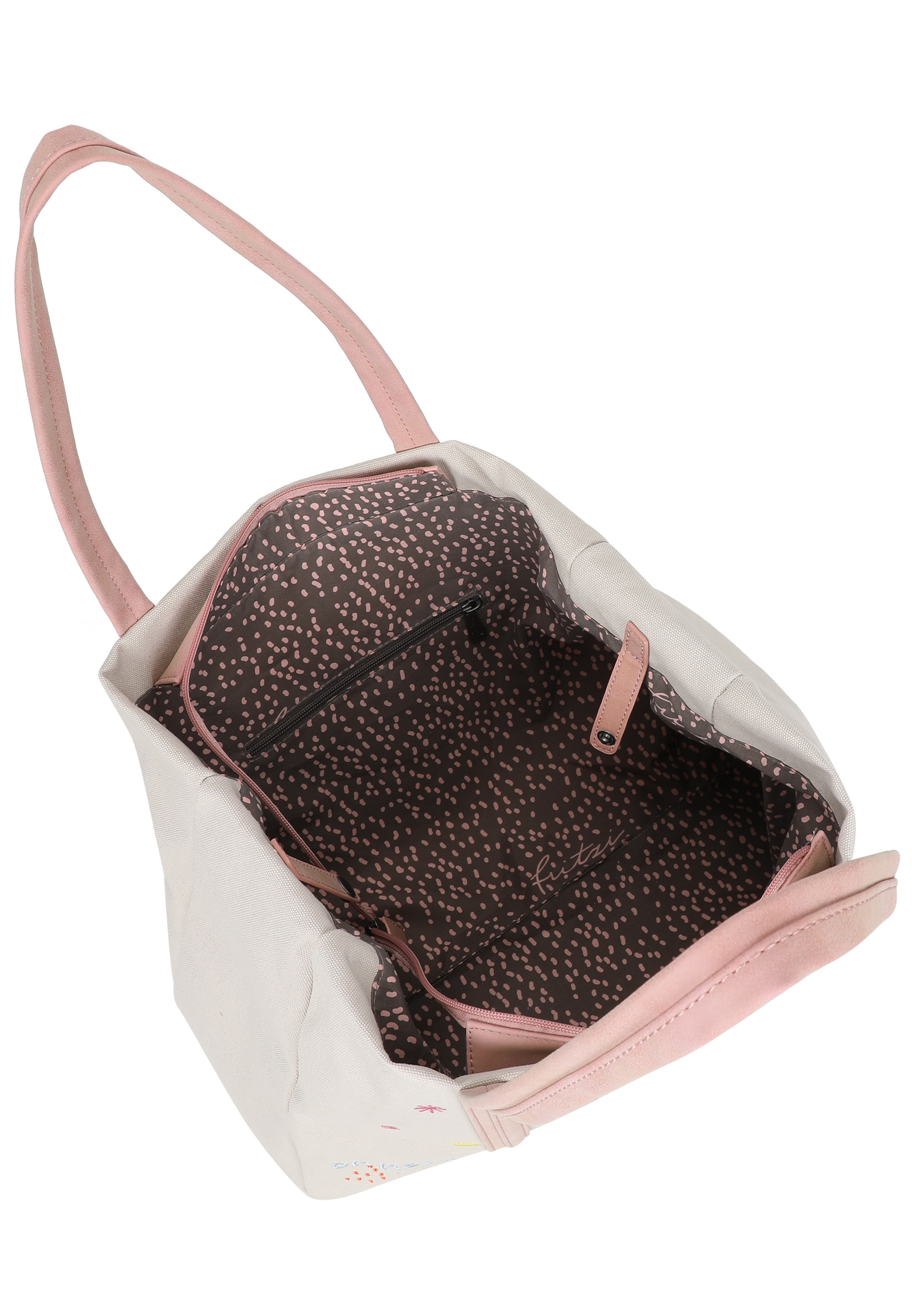 Fritzi aus Preußen Shopper 'Limited Embro Fun' in Beige