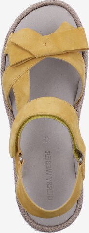 GERRY WEBER SHOES Strap Sandals in Yellow