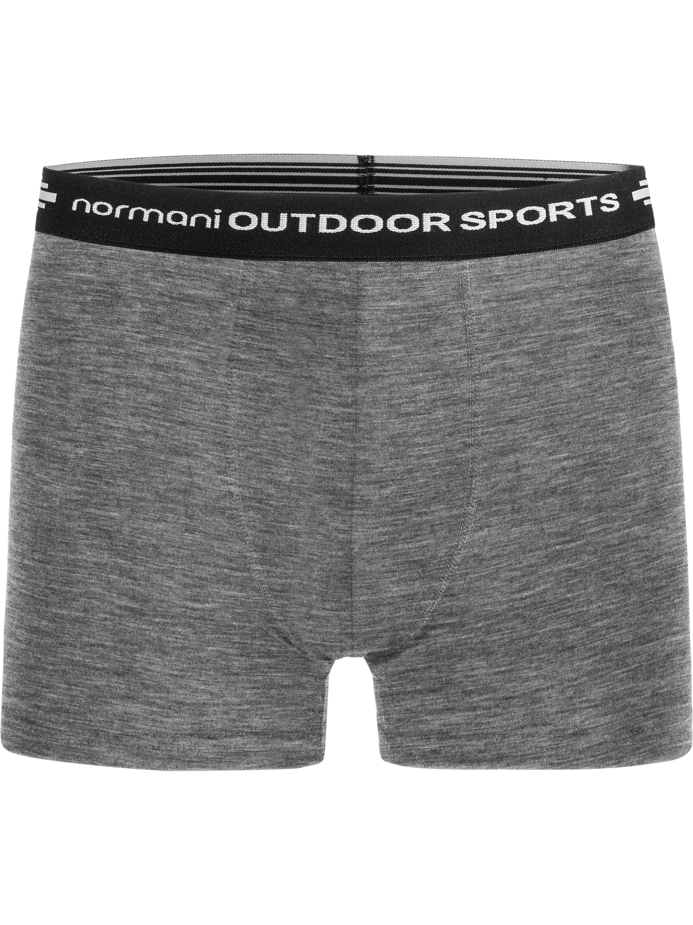 normani Boxershorts ' Adelaide ' in Grau: Vorderseite