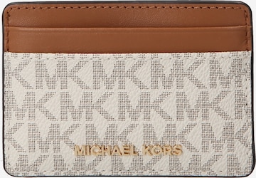 MICHAEL Michael Kors - Estuche en beige: frente