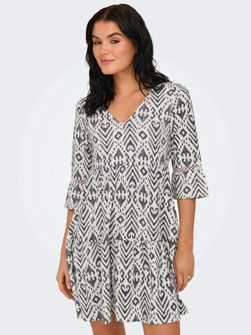 JDY Oversized jurk 'JDYDORA Korte jurk' in Blauw