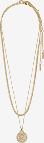 Pilgrim Necklace in Gold: front