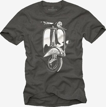 MAKAYA Shirt 'Makaya Roller' in Grey: front
