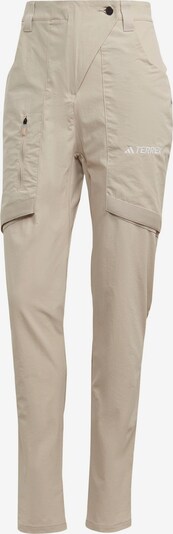Pantaloni outdoor 'Xperior' ADIDAS TERREX pe bej / albastru pastel, Vizualizare produs
