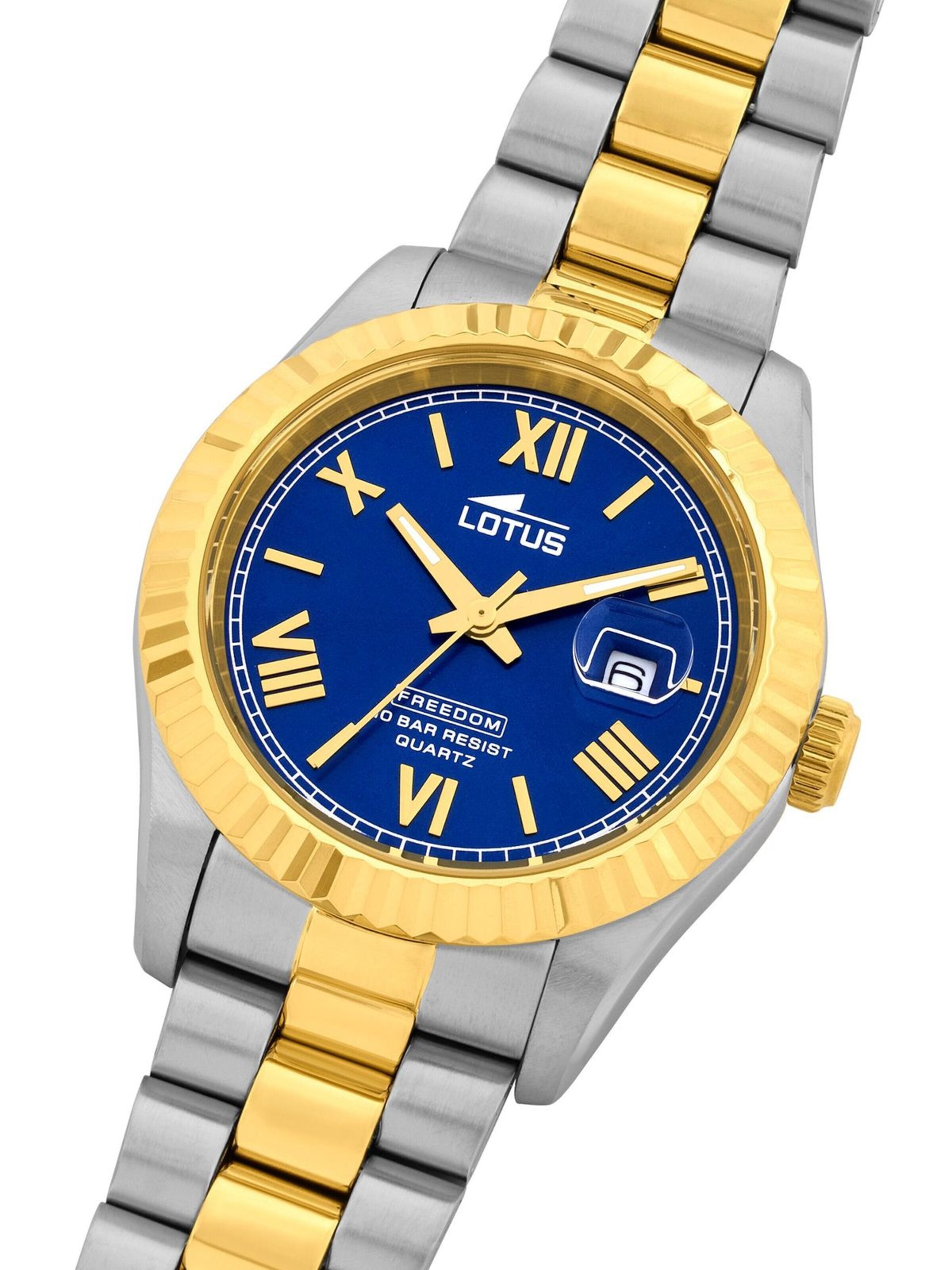 Lotus Analoog horloge 'Date watch Freedom' in Blauw