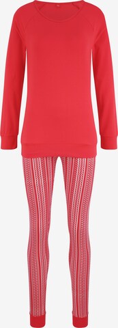 s.Oliver Pyjama in Rood: voorkant