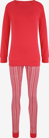 s.Oliver - Pijama em vermelho: frente