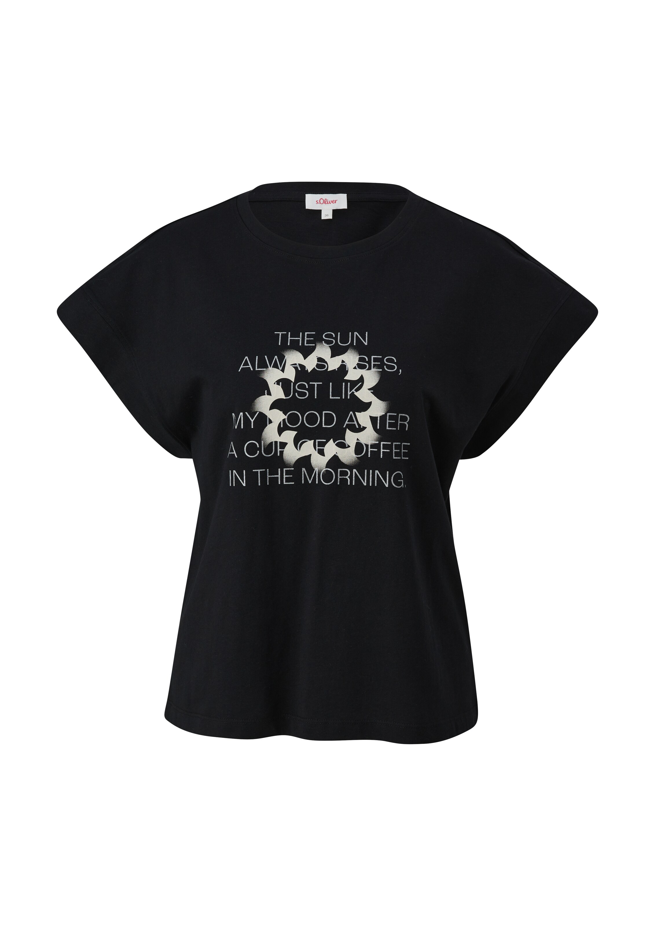 s.Oliver Tričko – černá: přední strana