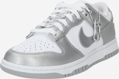 Nike Sportswear Baskets basses 'DUNK' en argent / blanc, Vue avec produit