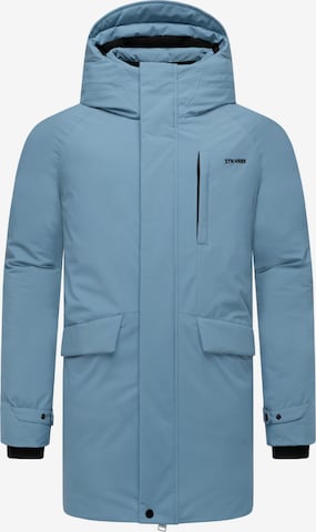 STONE HARBOUR Winterjas 'Emriis XX' in Blauw: voorkant