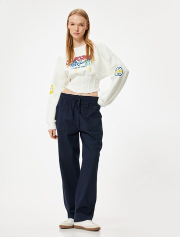 Koton Loose fit Trousers in Blue