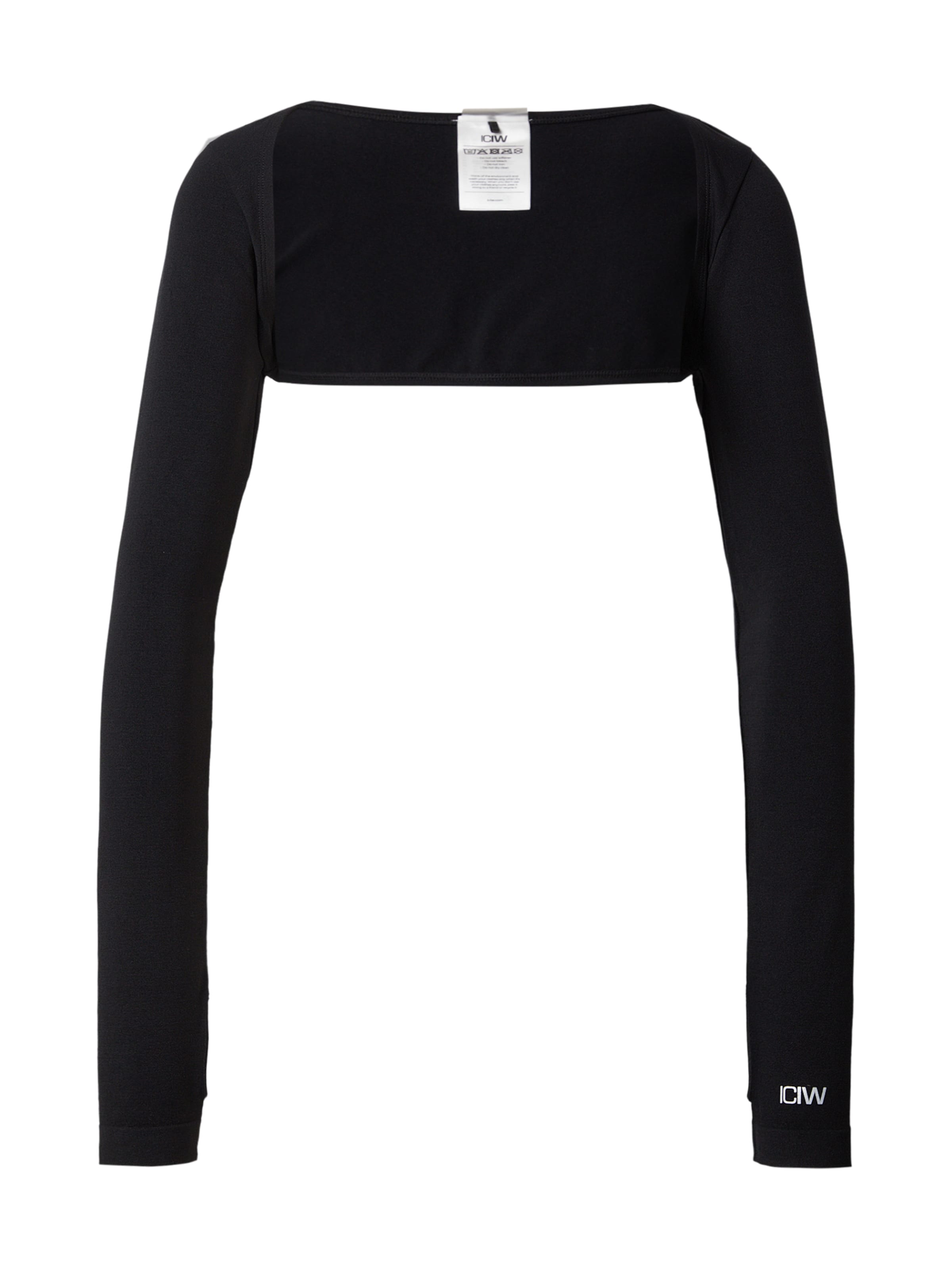 Maglia funzionale di ICANIWILL in nero: frontale