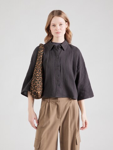 JDY Bluse 'JDYTHEIS' in Grau: Vorderseite