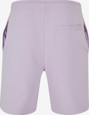 Urban Classics Regular Trousers in Purple