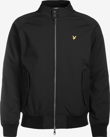 Lyle & Scott Overgangsjakke i sort: forside