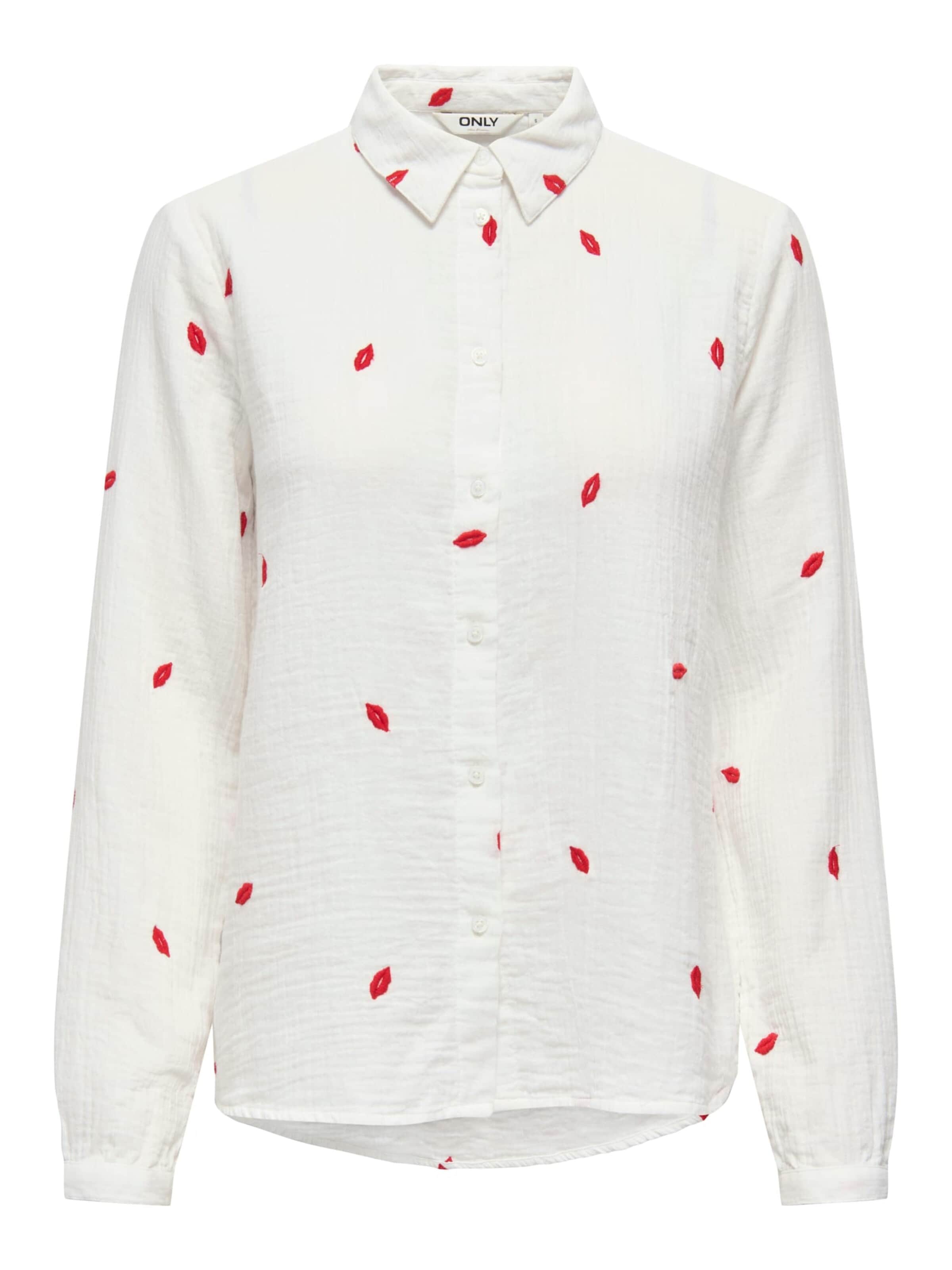 ONLY Blouse 'Noella' in Wit: voorkant