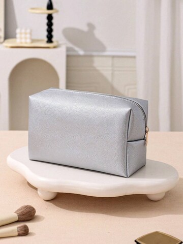 Tomshop24-7 Cosmetic Bag 'Blumen' in Silver