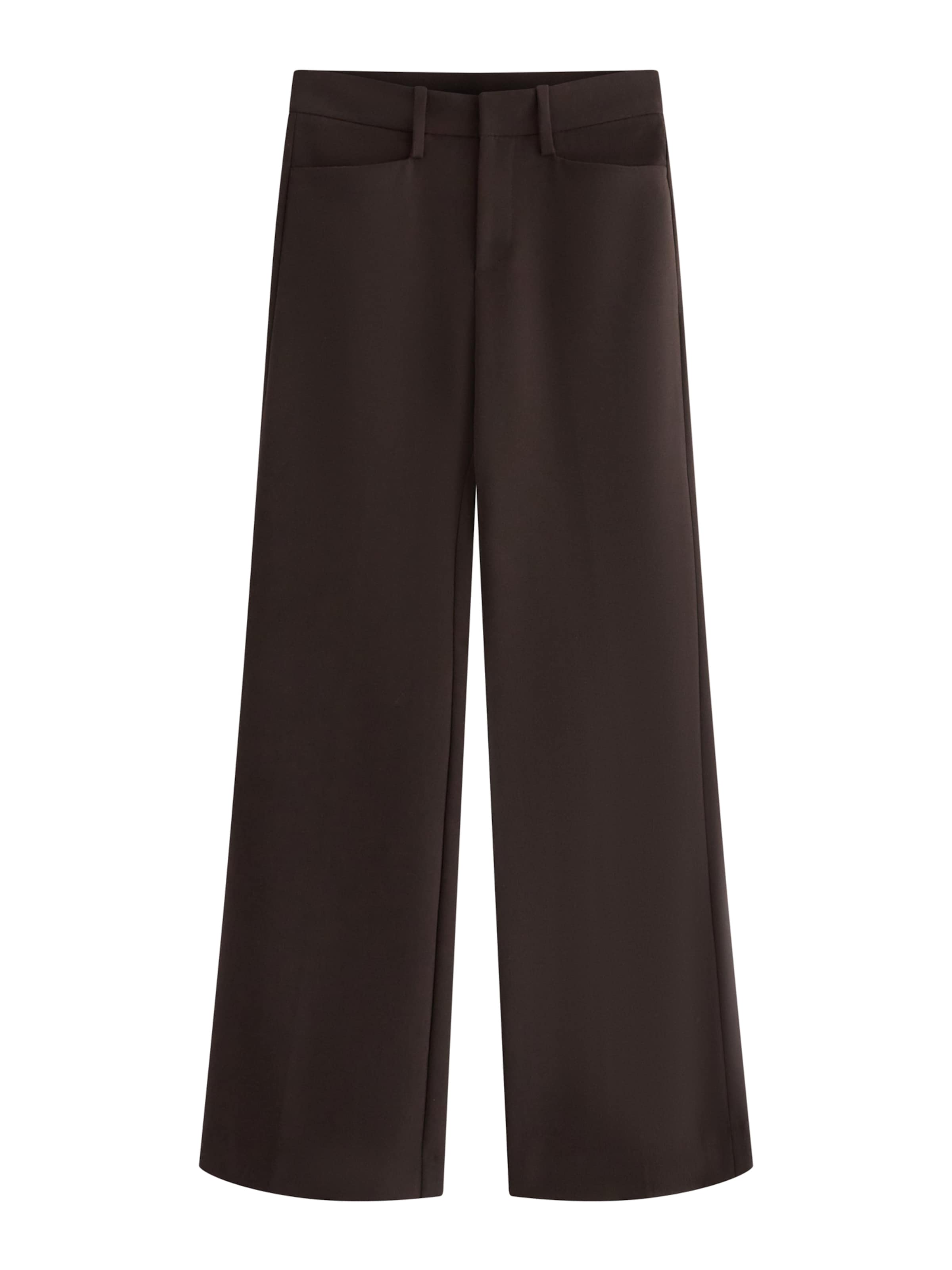 brūns Lindex Plati gali Buktētas bikses 'Inga': no priekšpuses