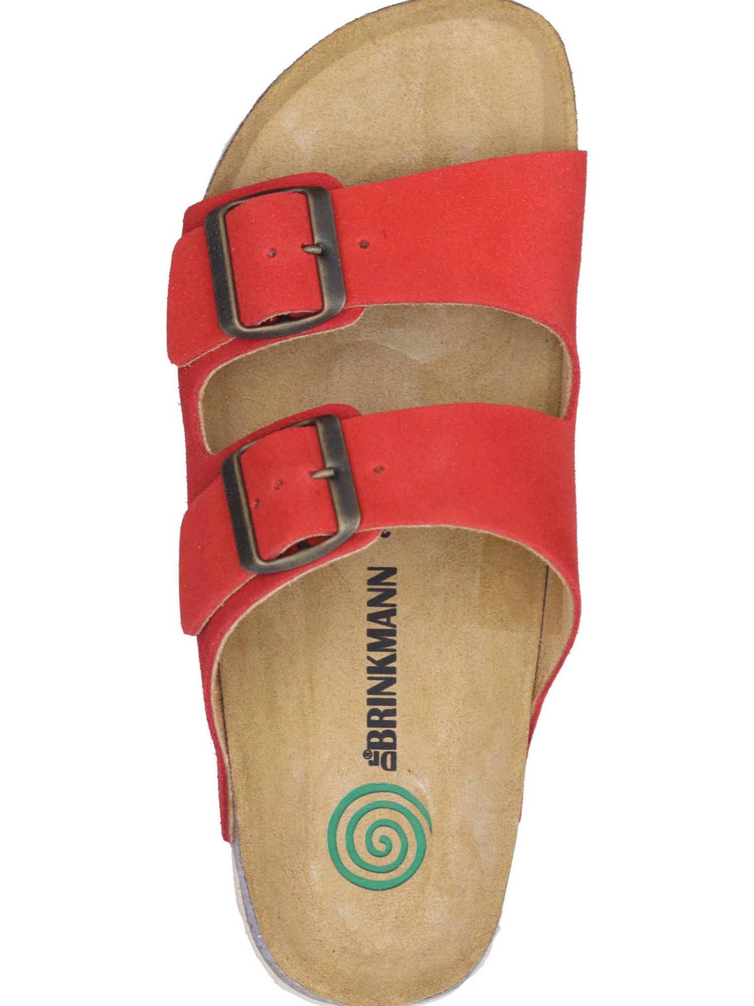 DR. BRINKMANN Mules 'BONILLO' in Red