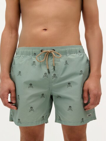 Scalpers Board Shorts ' ' in Green