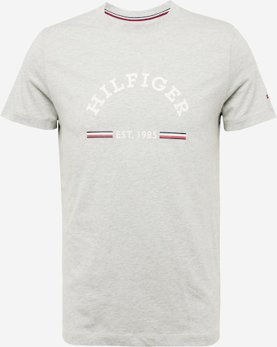 Tricou TOMMY HILFIGER pe gri amestecat / roșu / alb, Vizualizare produs